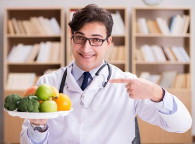 Meyve ve sebzelerle beslenme konsepti