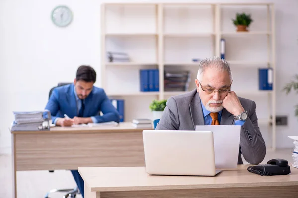 Zwei Kollegen im Büro — Stockfoto