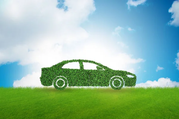 Concept of ecological electric car — Stock Photo, Image