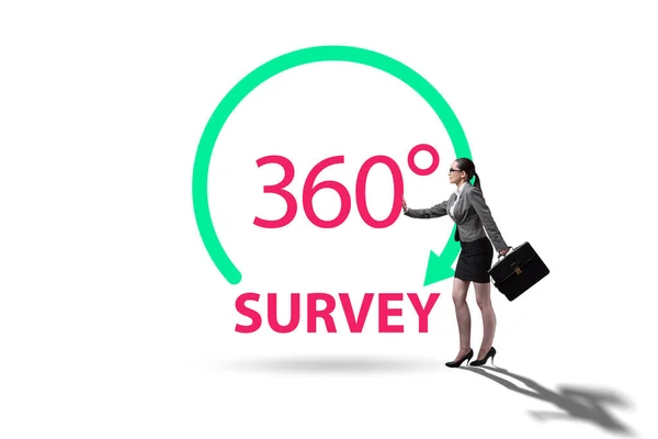 360 stupňový pohled zákazníka pro marketingové účely — Stock fotografie