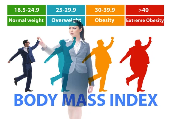 Concepto de IMC - Índice de masa corporal —  Fotos de Stock