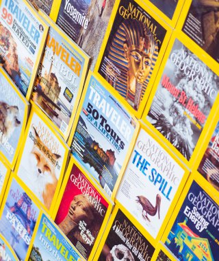 New York - 7 Mart 2017: National Geographic 7 Mart 2017
