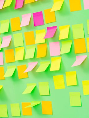 İş konseptinde birçok anımsatıcı