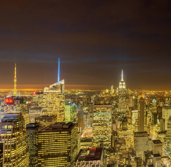 New York - December 20, 2013: View of Lower Manhattan on Decembe — 图库照片