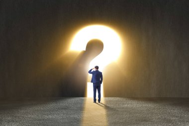 Soru ve iş adamının belirsizlik kavramı