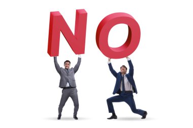 HAYIR konseptinde iş adamları