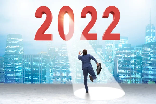 Concept of 2022 in the spotlight — Stock Photo, Image