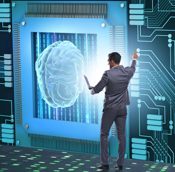 The cognitive computing concept as modern technology — Stock Photo, Image