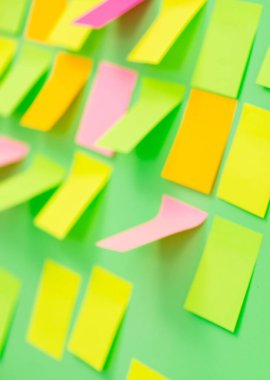 İş konseptinde birçok anımsatıcı