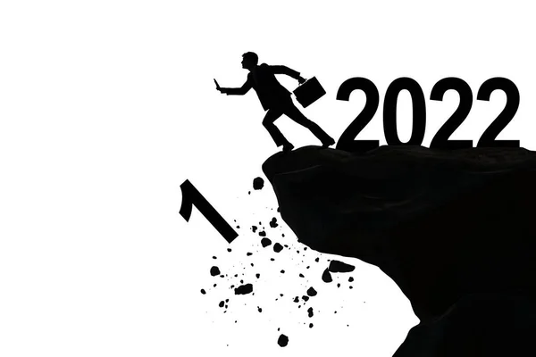 Concept de transition de 2021 à 2022 — Photo