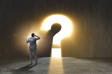 Soru ve iş adamının belirsizlik kavramı