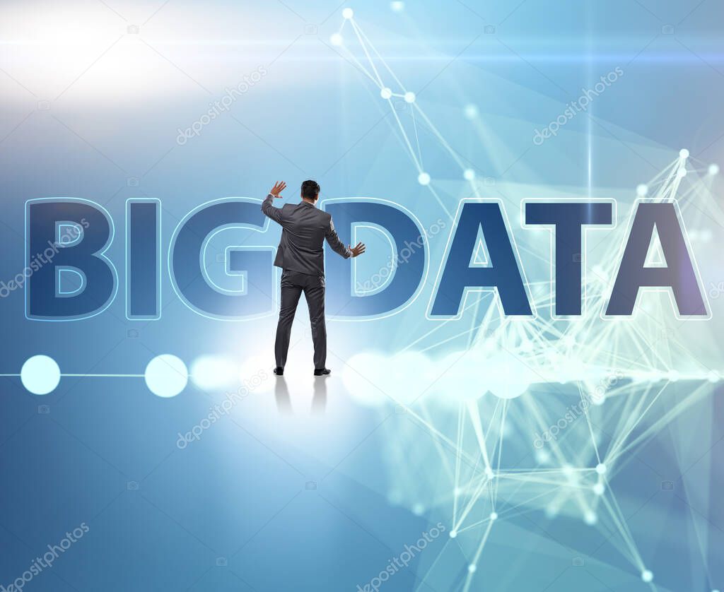 The big data concept with data mining analyst