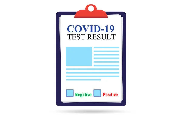 Koncepcja testu koronawiru covid-19 — Zdjęcie stockowe