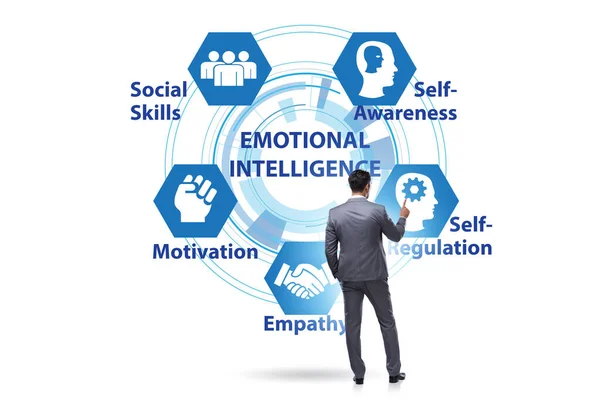 Concepto de Inteligencia Emocional con empresario —  Fotos de Stock