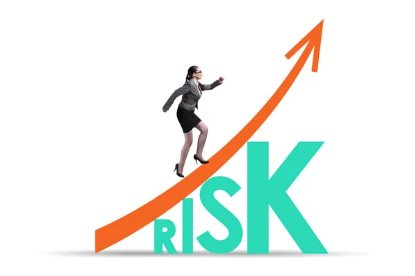 Концепция повышения риска в управлении — стоковое фото