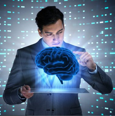 Yapay Zeka Konsepti İşadamı