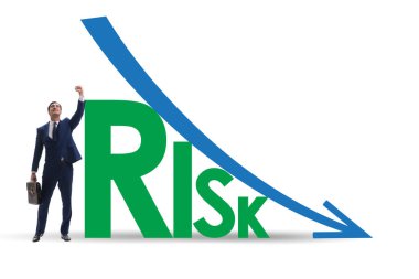 İş adamlarıyla risk azaltma ve hafifletme kavramı