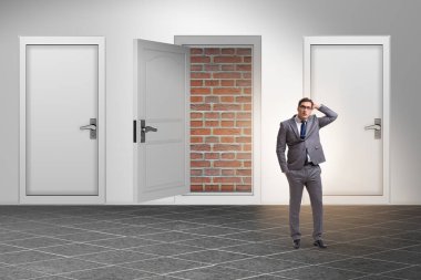 Tuğladan kapısı olmayan bir iş adamı.