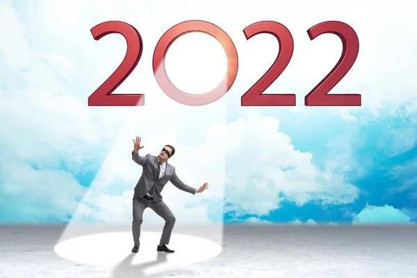 Concept van 2022 in de schijnwerpers — Stockfoto