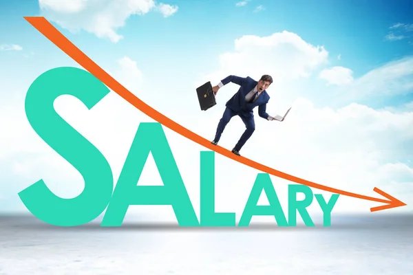 Salary inflation concept in crisis — Stock Photo, Image