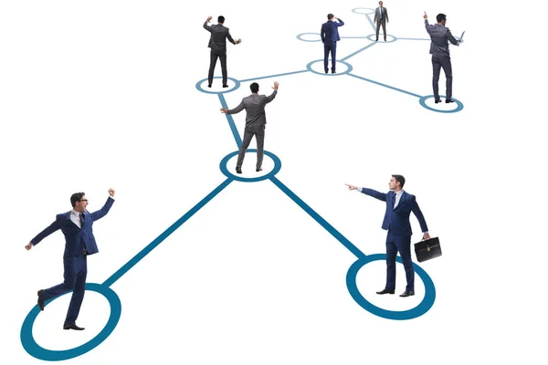 Concepto de networking en el negocio —  Fotos de Stock