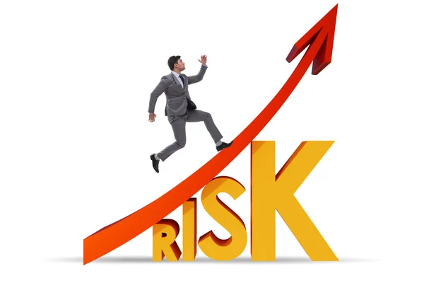 Risk increase concept in management — Stock Photo, Image