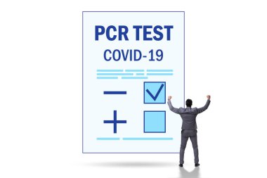 Coronavirus covid-19 test konsepti