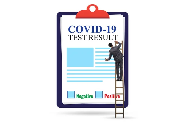 Coronavirus Covid Test Konsepti — Stok fotoğraf