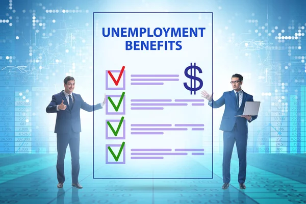 Concept Unemployment Benefit Form Application — Stock Photo, Image