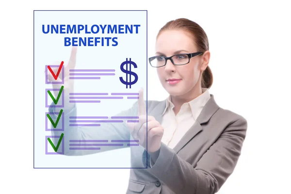 Concept Unemployment Benefit Form Application — Stock Photo, Image