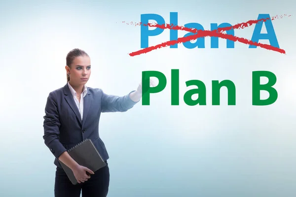 Concepto Elegir Entre Plan Plan —  Fotos de Stock