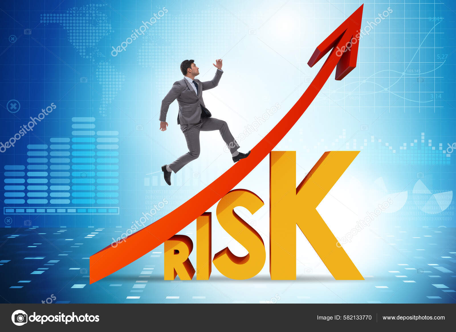 Risk Increase Concept Management — Stock Photo © Elnur_ #582133770