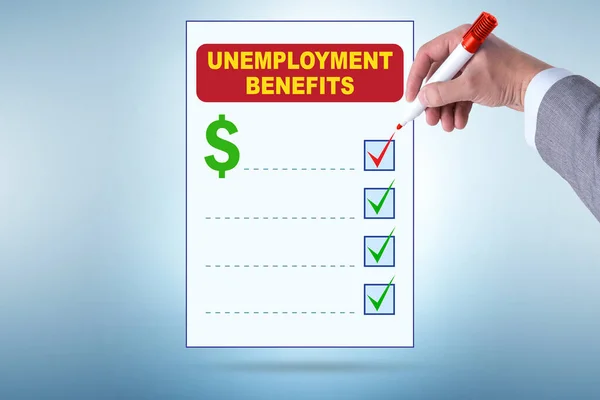 Concept Unemployment Benefit Form Application — Stock Photo, Image