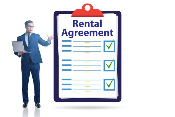 Rental Agreement Concept Businessman — Stock Photo, Image