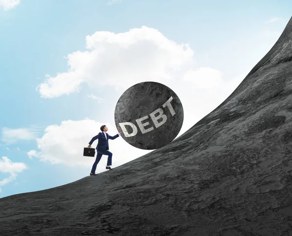 Das Konzept Von Schulden Und Darlehen — Stockfoto