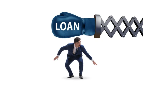 Loan Debt Concept Businessman — Stock Photo, Image