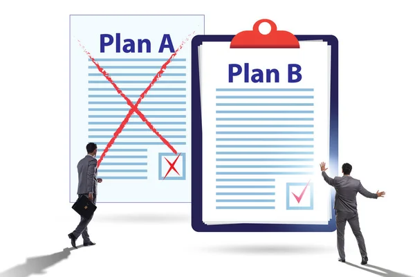 Concepto Elegir Entre Plan Plan —  Fotos de Stock