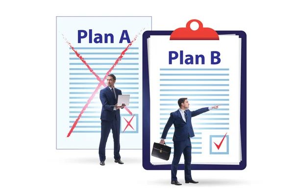 Concept Choosing Plan Plan — Stock Photo, Image