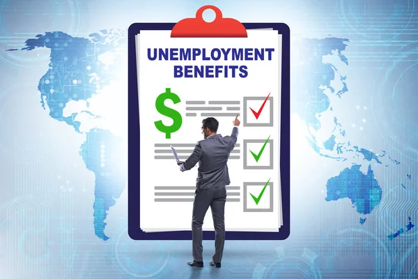 Concept Unemployment Benefit Form Application — Stock Photo, Image