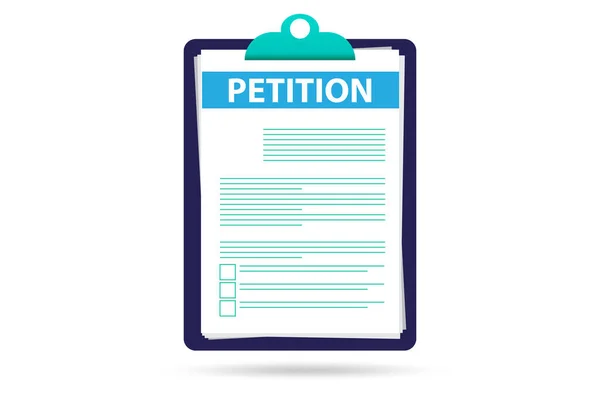 Koncepcja Wniosku Petycję Wraz Formularzem — Zdjęcie stockowe
