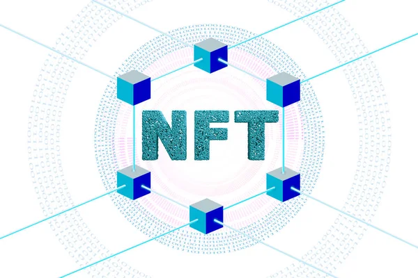 NFT 'nin tasviri - ödenemeyen sembol