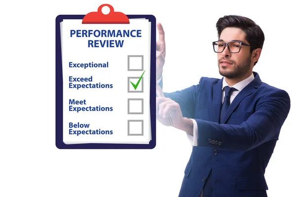 Annual Performance Review Concept Businessman — Stock Photo, Image