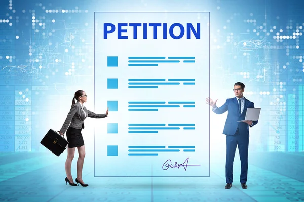 Business People Petition Concept — Stock Photo, Image