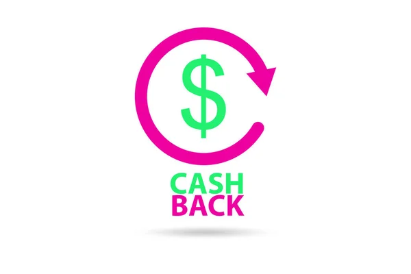 Cash Back Concept Money Returning Customer — Stock Photo, Image