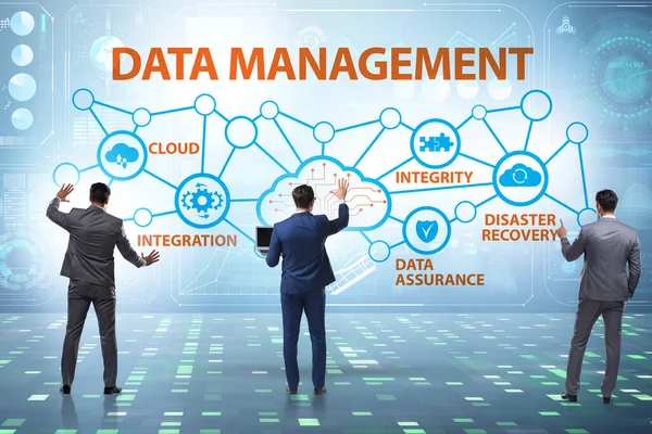 Data Management Concept Business People — Stock Photo, Image