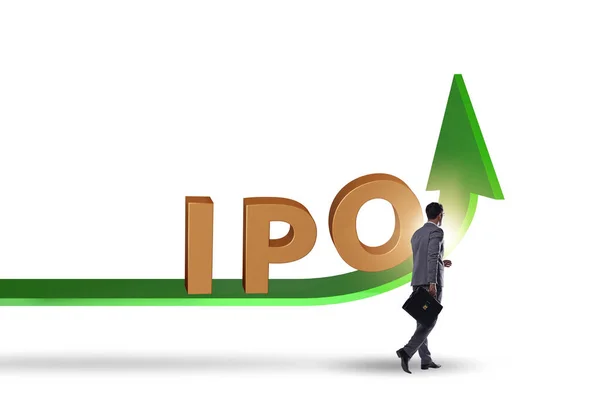 Imprenditore Offerta Pubblica Iniziale Concetto Ipo — Foto Stock