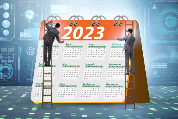 2023 Naptári Koncepciója — Stock Fotó