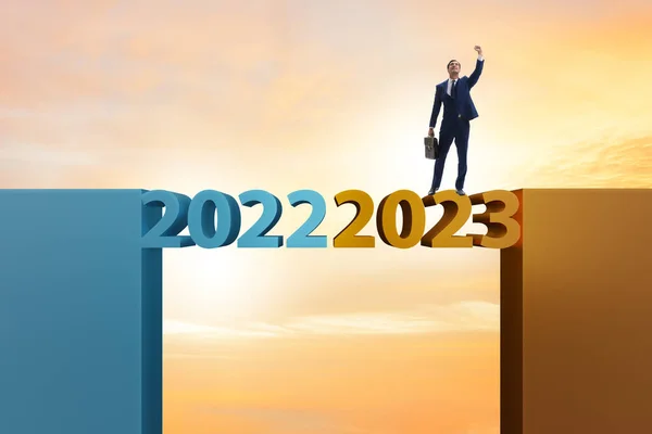 Концепція Нового Року 2022 2023 Рік — стокове фото