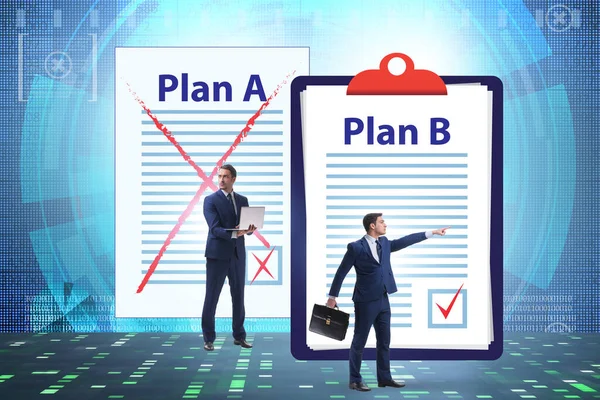 Concept Choosing Plan Plan — Stock Photo, Image