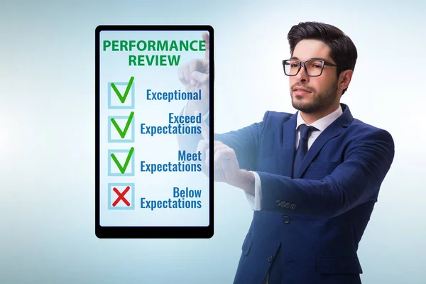 Annual Performance Review Concept Businessman — Stock Photo, Image